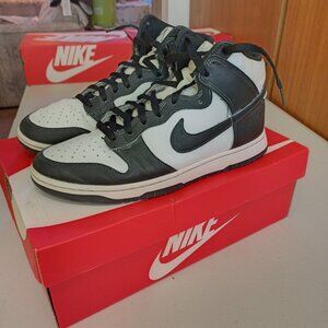 Size 10 - Nike Dunk High Black White